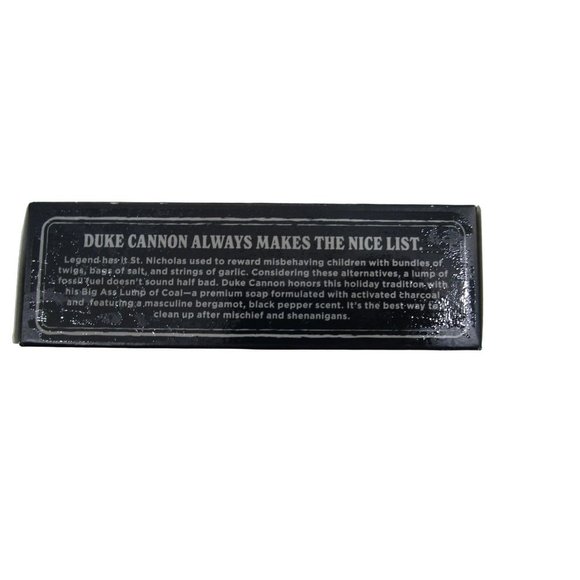 Duke Cannon Supply Co Big Ass Lump of Coal Activated Charcoal Soap New 10oz Bar - Picture 5 of 7
